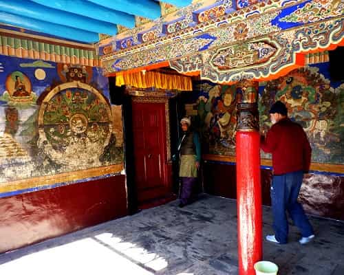 Sankar Gompa Or Monastery In Leh City